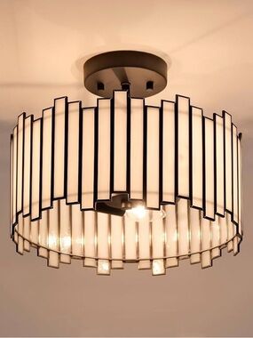Modern Drum Light Black & White
